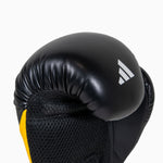 Boxing gloves Adidas Speed Tilt 200 WAKO 10 Oz Black-yellow-white 