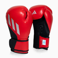 Boxing gloves Adidas Speed Tilt 200 WAKO 10 Oz Red-black-silver 