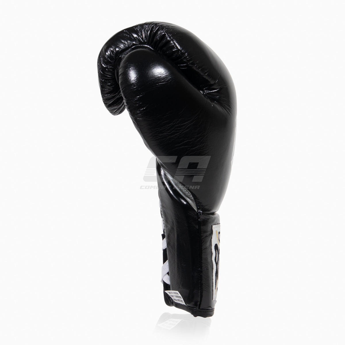 Boxing gloves Cleto Reyes Professional CB2 Black-Silver with laces