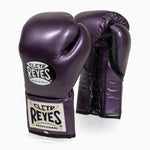 Boxing gloves Cleto Reyes Professional CB2 Viola with Laces-Combat Arena