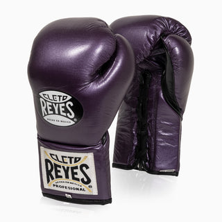 Boxing gloves Cleto Reyes Professional CB2 Viola with Laces-Combat Arena