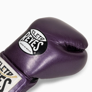 Boxing gloves Cleto Reyes Professional CB2 Viola with Laces-Combat Arena