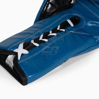 Boxing gloves Cleto Reyes Professional CB2 Blue-black with laces