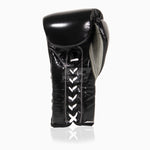 Boxing gloves Cleto Reyes Traditional Training CE4 Black-silver with laces