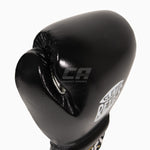 Boxing gloves Cleto Reyes Traditional Training CE4 Black-silver with laces