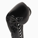 Boxing gloves Cleto Reyes Traditional Training CE4 Black-silver with laces