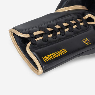Boxing gloves Di Nardo Undercover with Laces Black-gold 