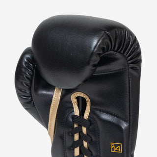 Boxing gloves Di Nardo Undercover with Laces Black-gold 