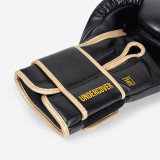 Boxing gloves Di Nardo Undercover with Velcro Black-gold 