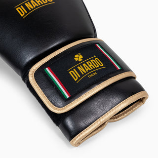 Boxing gloves Di Nardo Undercover with Velcro Black-gold 