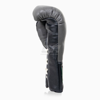 Boxing gloves Di Nardo with laces 16 Oz Gray-black 