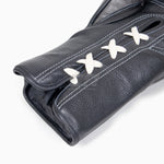 Boxing gloves Di Nardo with laces 16 Oz Gray-black 
