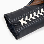 Boxing gloves Di Nardo with laces Brown Black 10 Oz 
