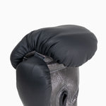 Boxing gloves Di Nardo with Velcro 12 Oz Dark silver-black-Combat Arena