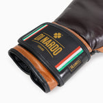 Boxing gloves Di Nardo with Velcro 14 Oz Burgundy-cognac-Combat Arena