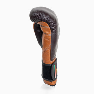 Boxing gloves Di Nardo with Velcro 14 Oz Burgundy-cognac-Combat Arena