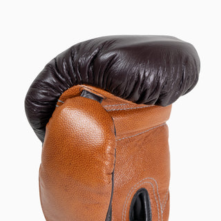 Boxing gloves Di Nardo with Velcro 14 Oz Burgundy-cognac-Combat Arena