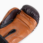 Boxing gloves Di Nardo with Velcro 14 Oz Burgundy-cognac-Combat Arena