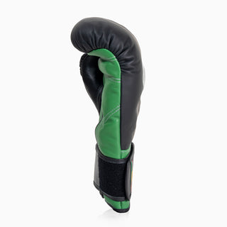 Boxing gloves Di Nardo with Velcro 14 Oz Black-green 