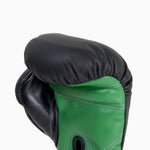 Boxing gloves Di Nardo with Velcro 14 Oz Black-green 
