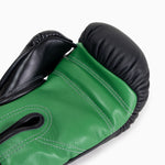 Boxing gloves Di Nardo with Velcro 14 Oz Black-green 