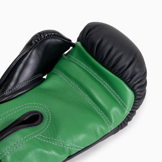 Boxing gloves Di Nardo with Velcro 14 Oz Black-green 