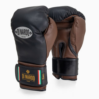 Boxing gloves Di Nardo with Velcro 16 Oz Black-cocoa 