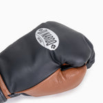 Boxing gloves Di Nardo with Velcro 16 Oz Black-brown 