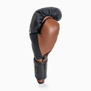Boxing gloves Di Nardo with Velcro 16 Oz Black-brown 