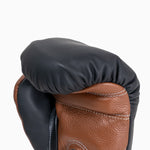 Boxing gloves Di Nardo with Velcro 16 Oz Black-brown 