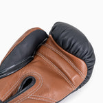 Boxing gloves Di Nardo with Velcro 16 Oz Black-brown 