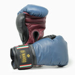Boxing gloves Di Nardo with Velcro Blue-Red-Black 12 oz