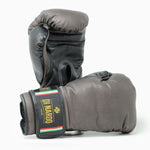 Boxing gloves Di Nardo with velcro Brown-Black 14 oz 