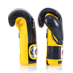 Boxing gloves Fairtex Mexican Style BGV9 Blue-yellow 