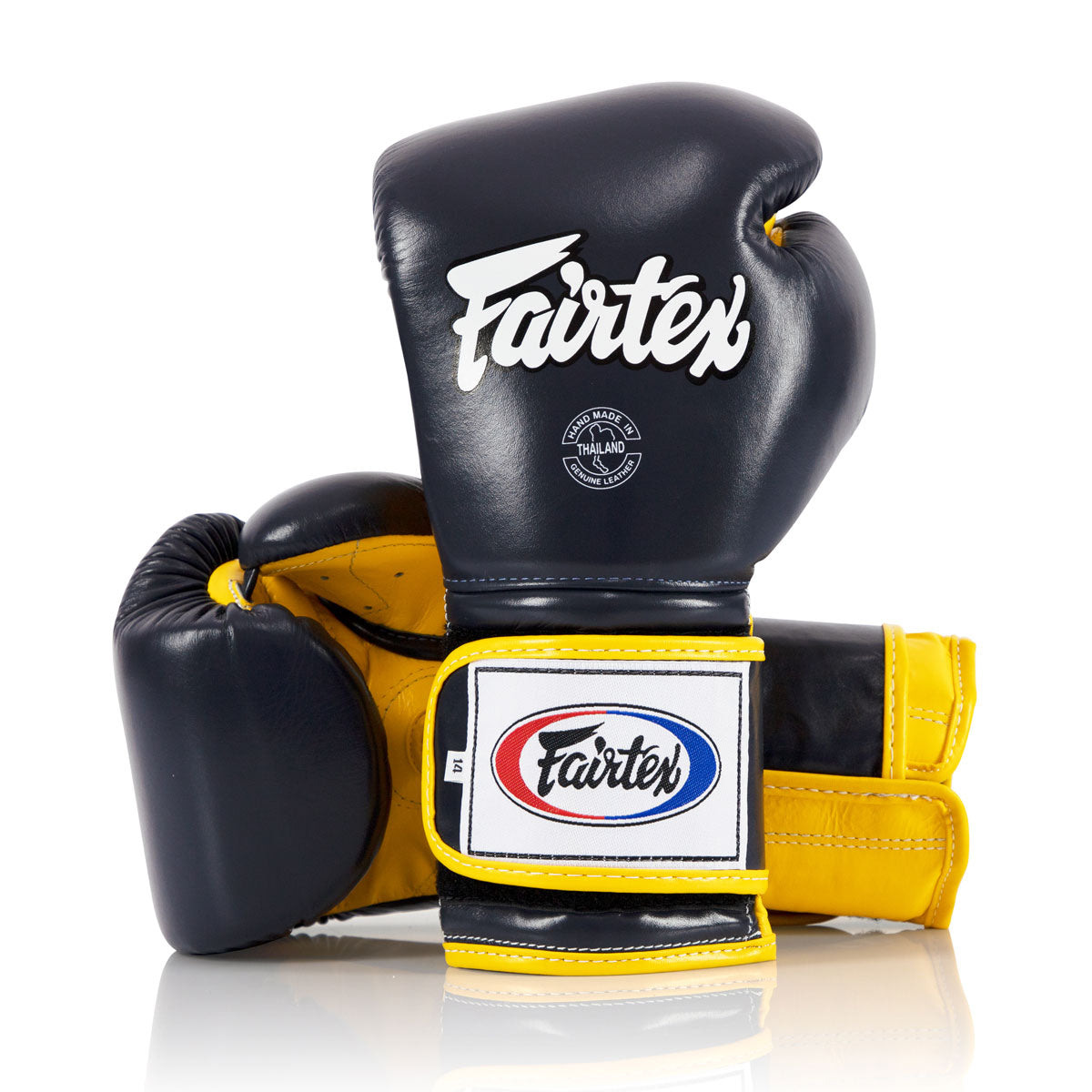 Boxing gloves Fairtex Mexican Style BGV9 Blue-yellow - Combat Arena