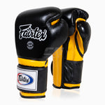 Boxing gloves Fairtex Mexican Style BGV9 Black-Yellow