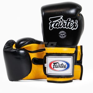 Boxing gloves Fairtex Mexican Style BGV9 Black-Yellow