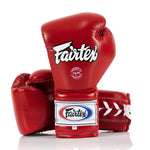 Boxing gloves Fairtex PRO Training Mexican Style BGL7 Red 