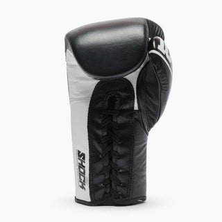 Boxing gloves Leone Shock Pro with laces GN057L Black 