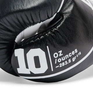 Boxing gloves Leone Shock Pro with laces GN057L Black 