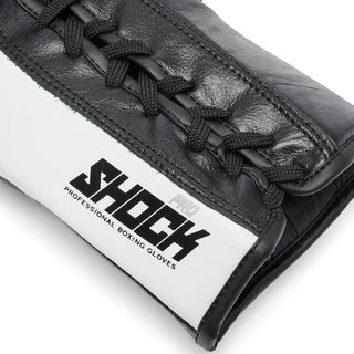 Boxing gloves Leone Shock Pro with laces GN057L Black 