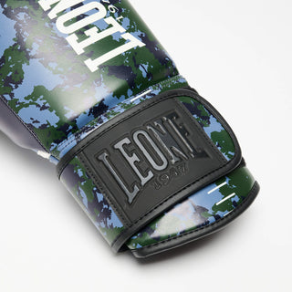 Boxing gloves Leone Urban Fighter GN335 Blue-green camo 