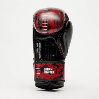 Boxing gloves Leone Urban Fighter GN335 Red-black camo 