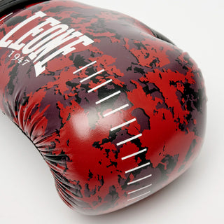 Boxing gloves Leone Urban Fighter GN335 Red-black camo 