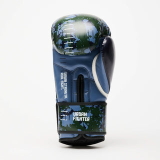 Boxing gloves Leone Urban Fighter GN335 Blue-green camo 