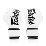 Thai boxing gloves Fairtex BGV14 White 