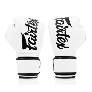 Thai boxing gloves Fairtex BGV14 White 