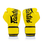 Thai boxing gloves Fairtex BGV14 Yellow 