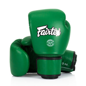Thai boxing gloves Fairtex BGV16 Green Forest 