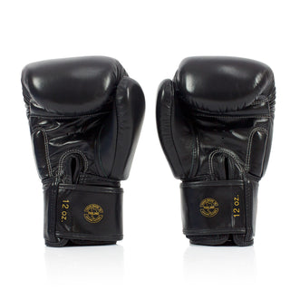 Thai boxing gloves Fairtex BGV19 Deluxe Black 